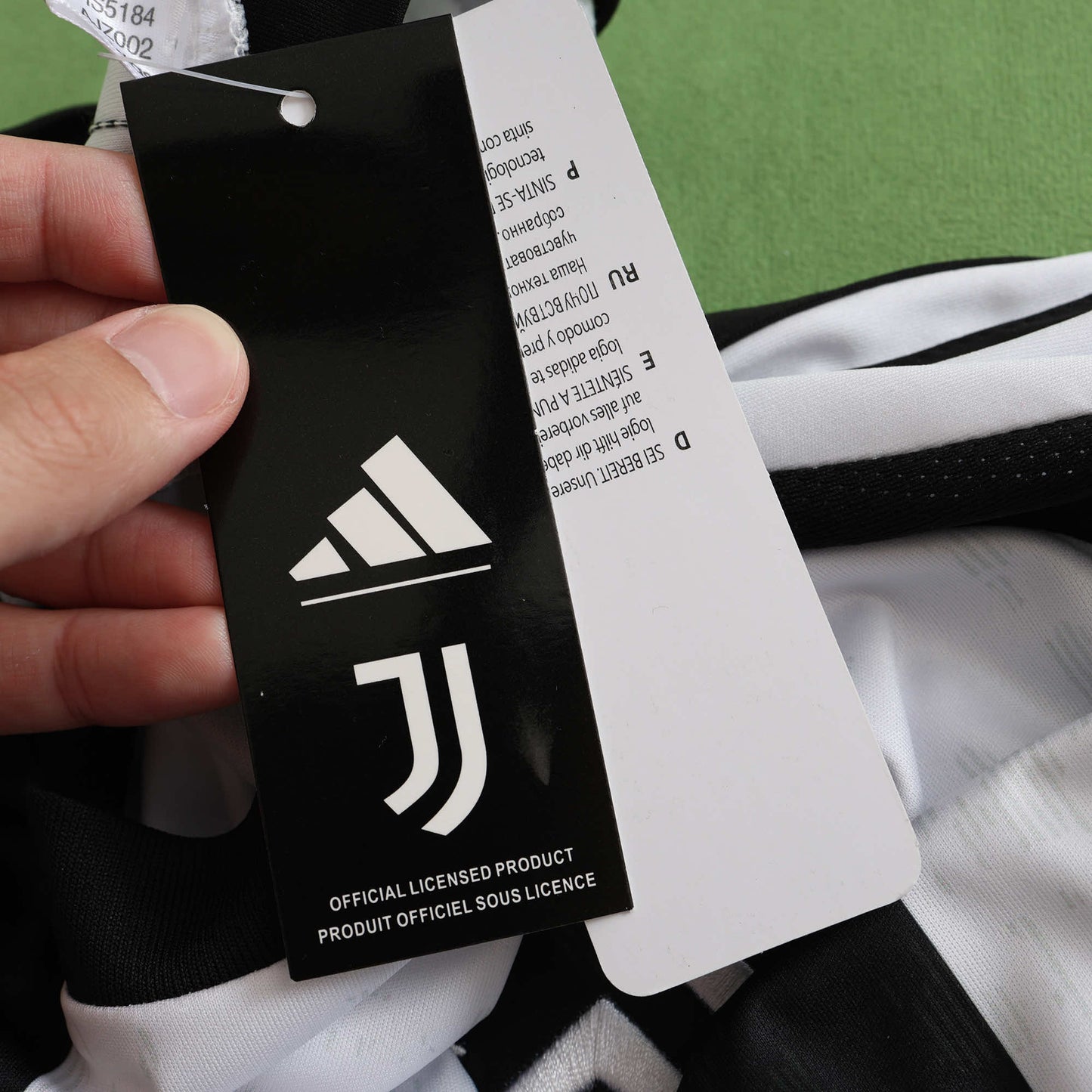 24/25 Juventus Home Fan TEE- BLACK & WHITE