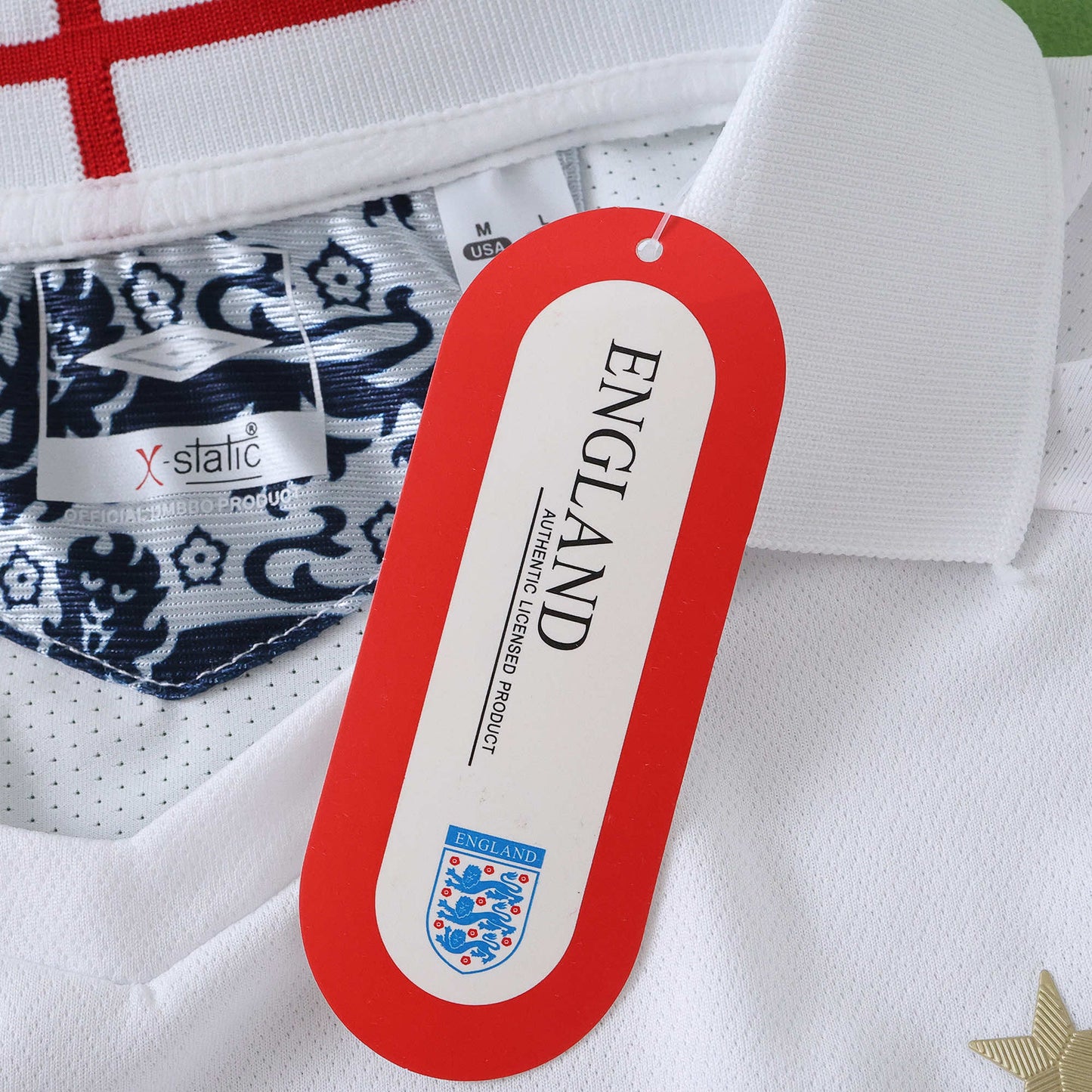 RETRO 2006 UEFA England Home Fan Long Sleeved - WHITE