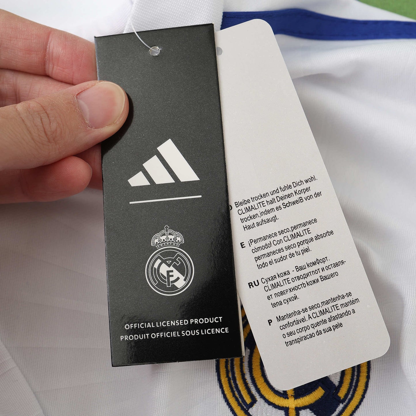RETRO 10/11 Real Madrid CF home Fan- WHITE & BLUE