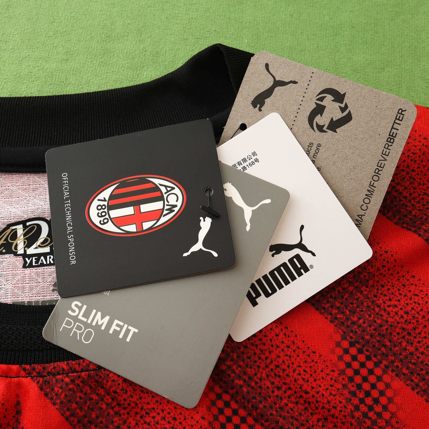 24/25 season A.C. Milan Cathedral Edition Player version TEE- RED & BLACK