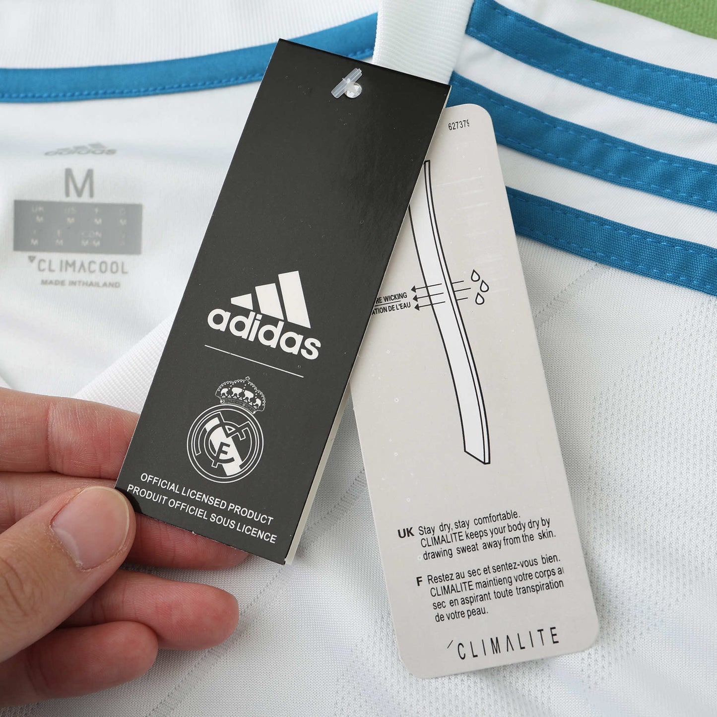 RETRO 17/18 Real Madrid CF home Fan- WHITE
