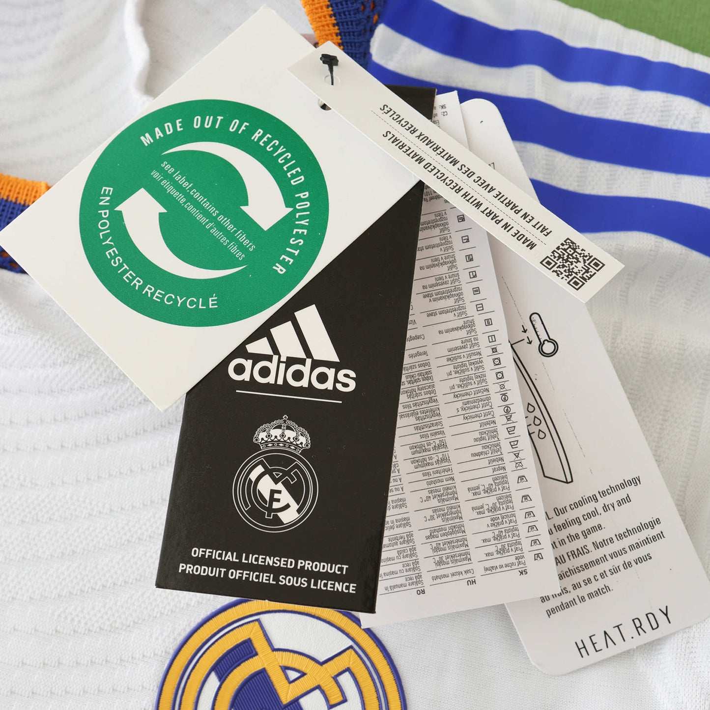 21/22 season Real Madrid CF home Player version- WHITE