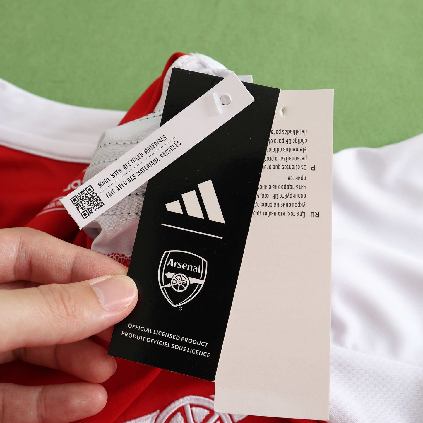 24/25 season Arsenal away Fan version- WHITE & RED