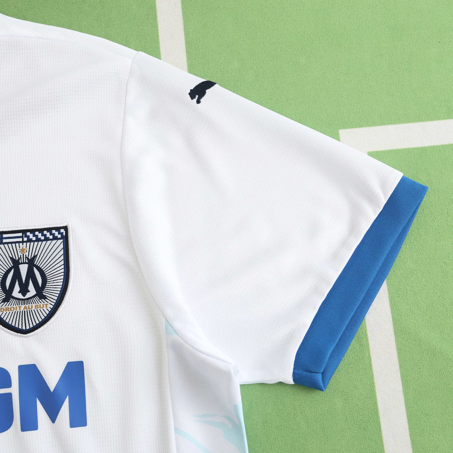 24/25 season Marseille home Fan version- BB LUE & WHITE
