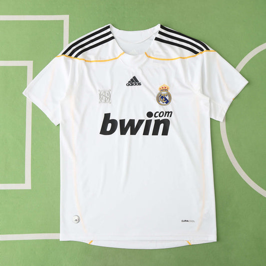 RETRO 09/10 Real Madrid CF home Fan- WHITE