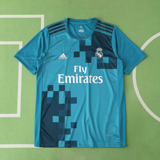 RETRO 17/18 Real Madrid CF third Fan- BLUE