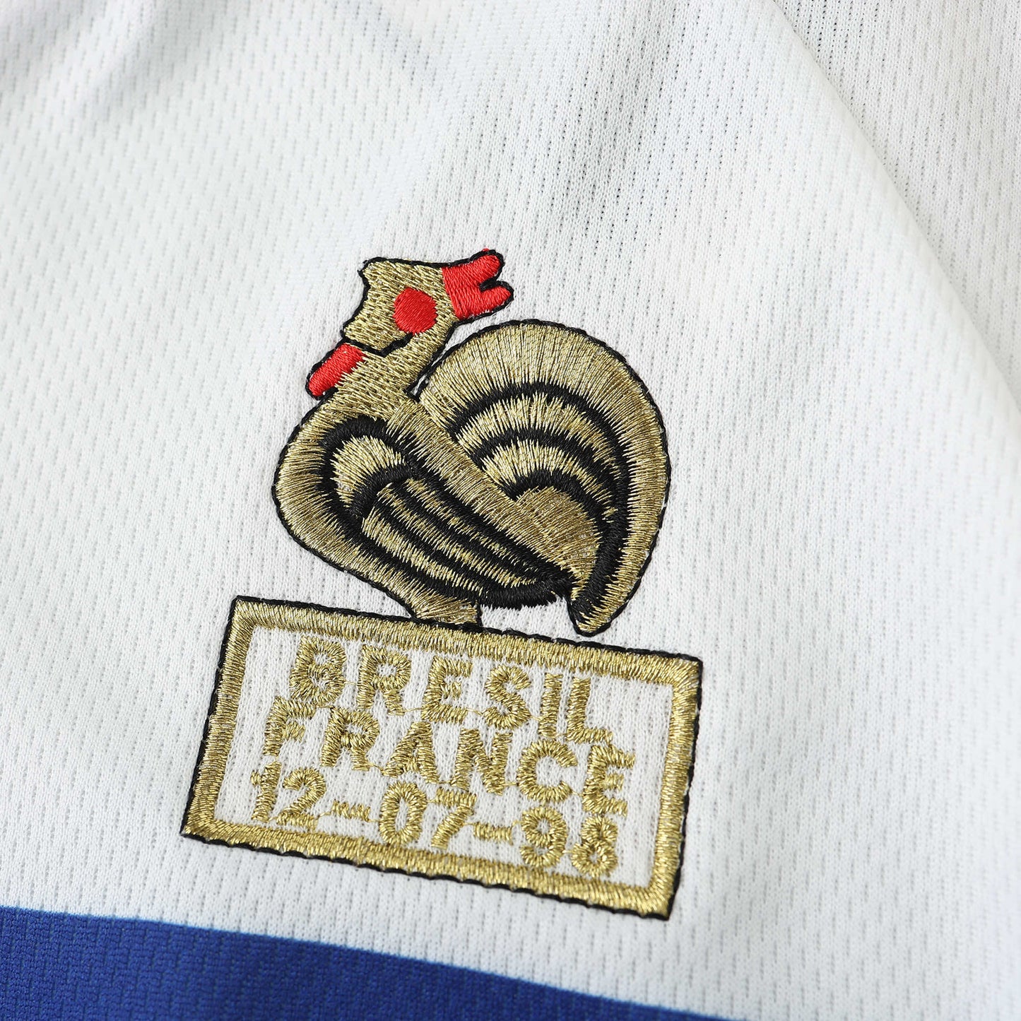 RETRO 1998 France Away Long Sleeved - WHITE
