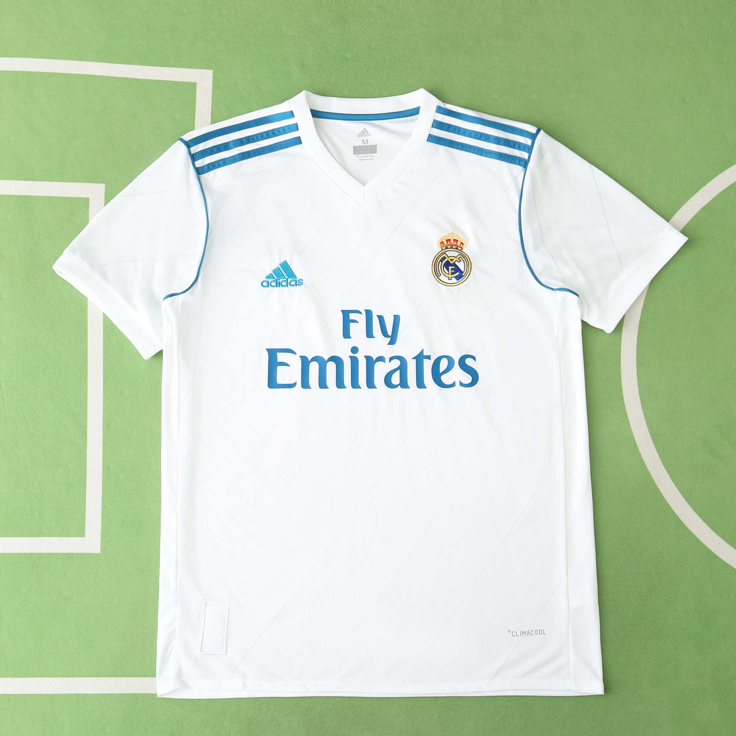 RETRO 17/18 Real Madrid CF home Fan- WHITE
