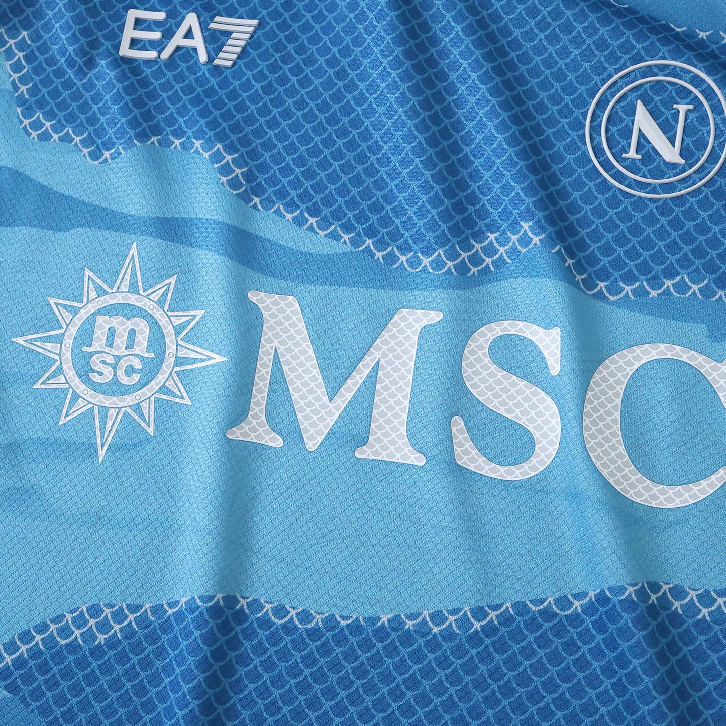 24/25 S.S.C. Napoli fourth Fan TEE- BLUE