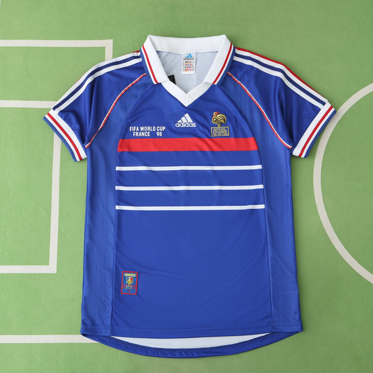 RETRO 1998 France Away TEE - BLUE