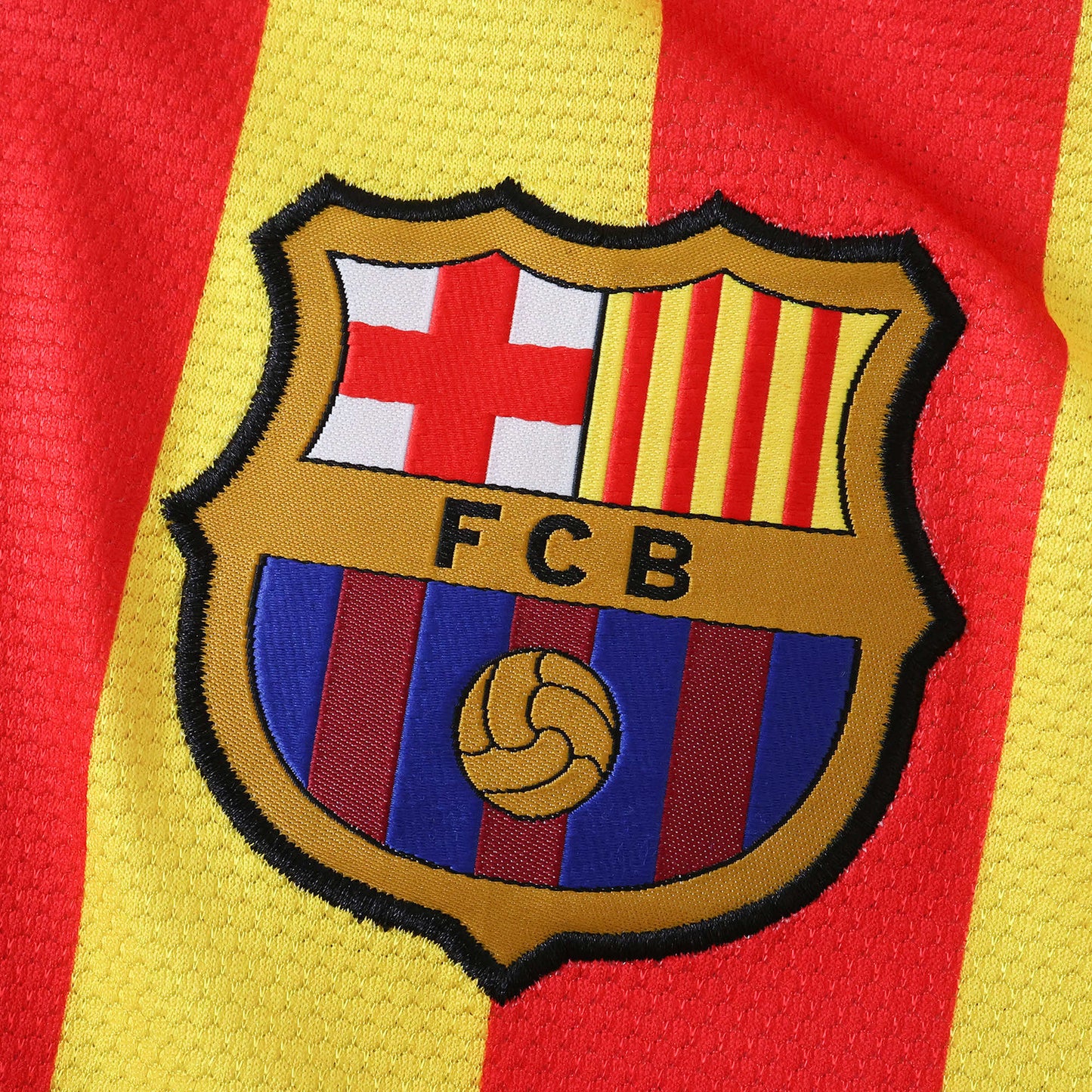 RETRO 13/14 season FC Barcelona  Barça away retro Fan version- YELLOW & RED