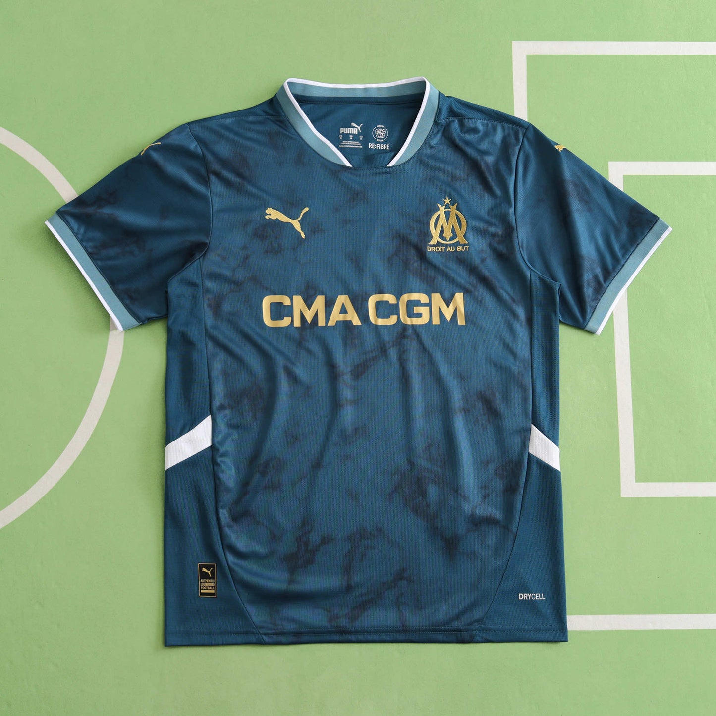 24/25 season Marseille away Fan version- TURQUOISE