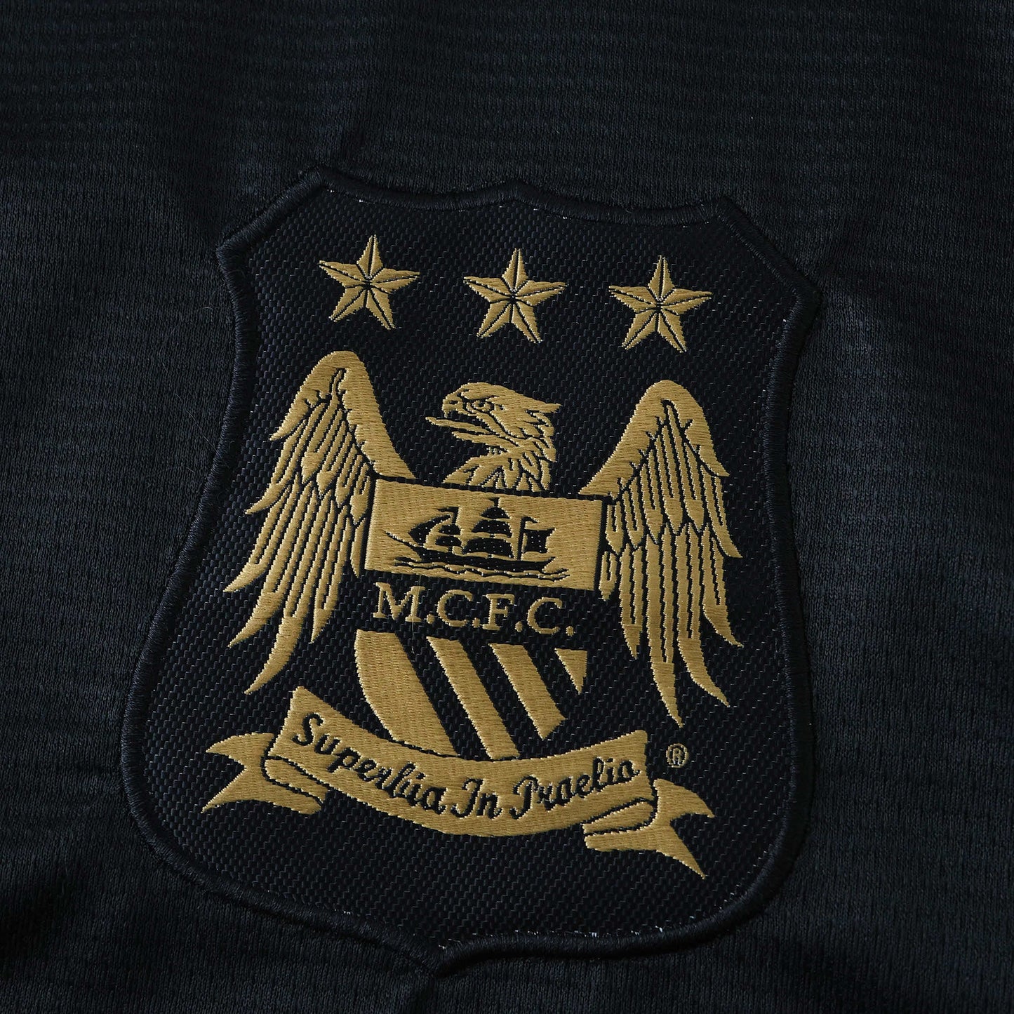RETRO 13/14 Manchester City F.C. away retro Fan - BLACK