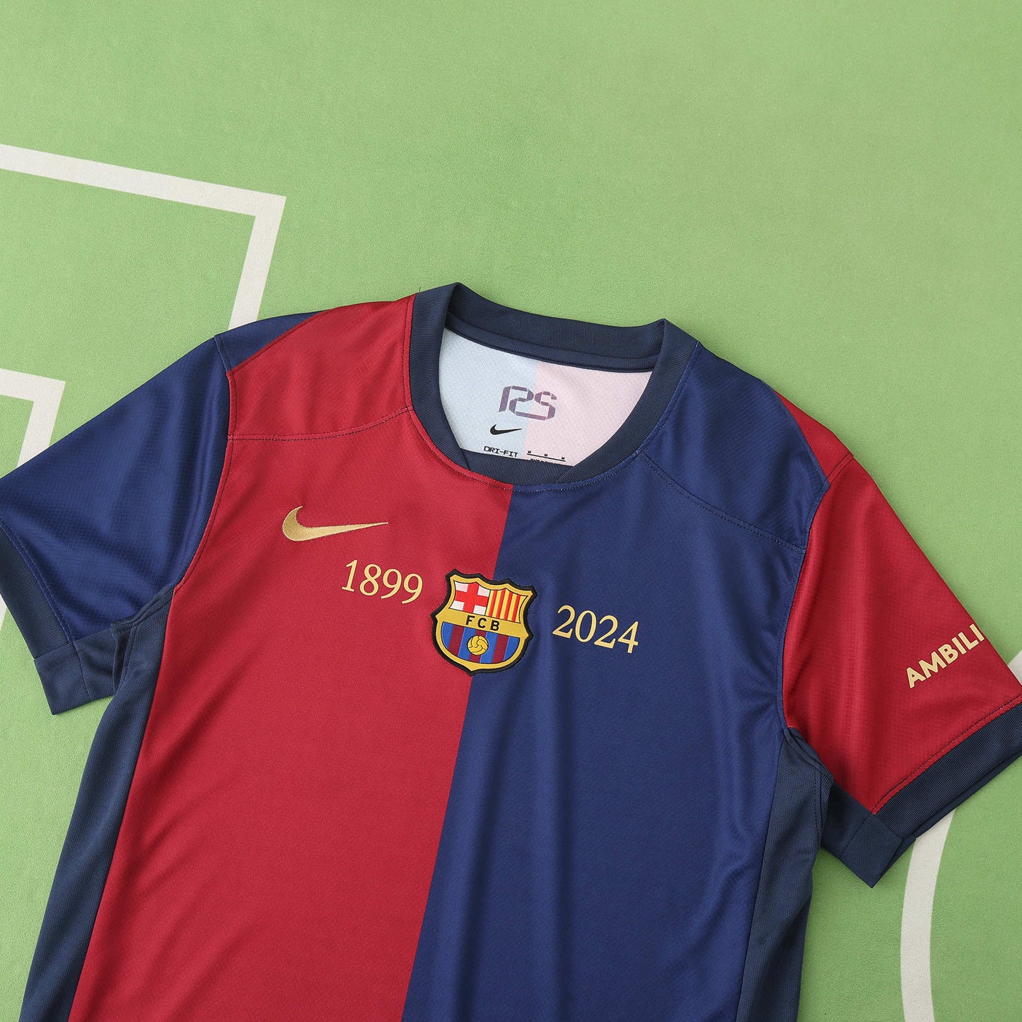 24/25 season FC Barcelona  Barça home125th anniversary Fan version- BLUE & RED