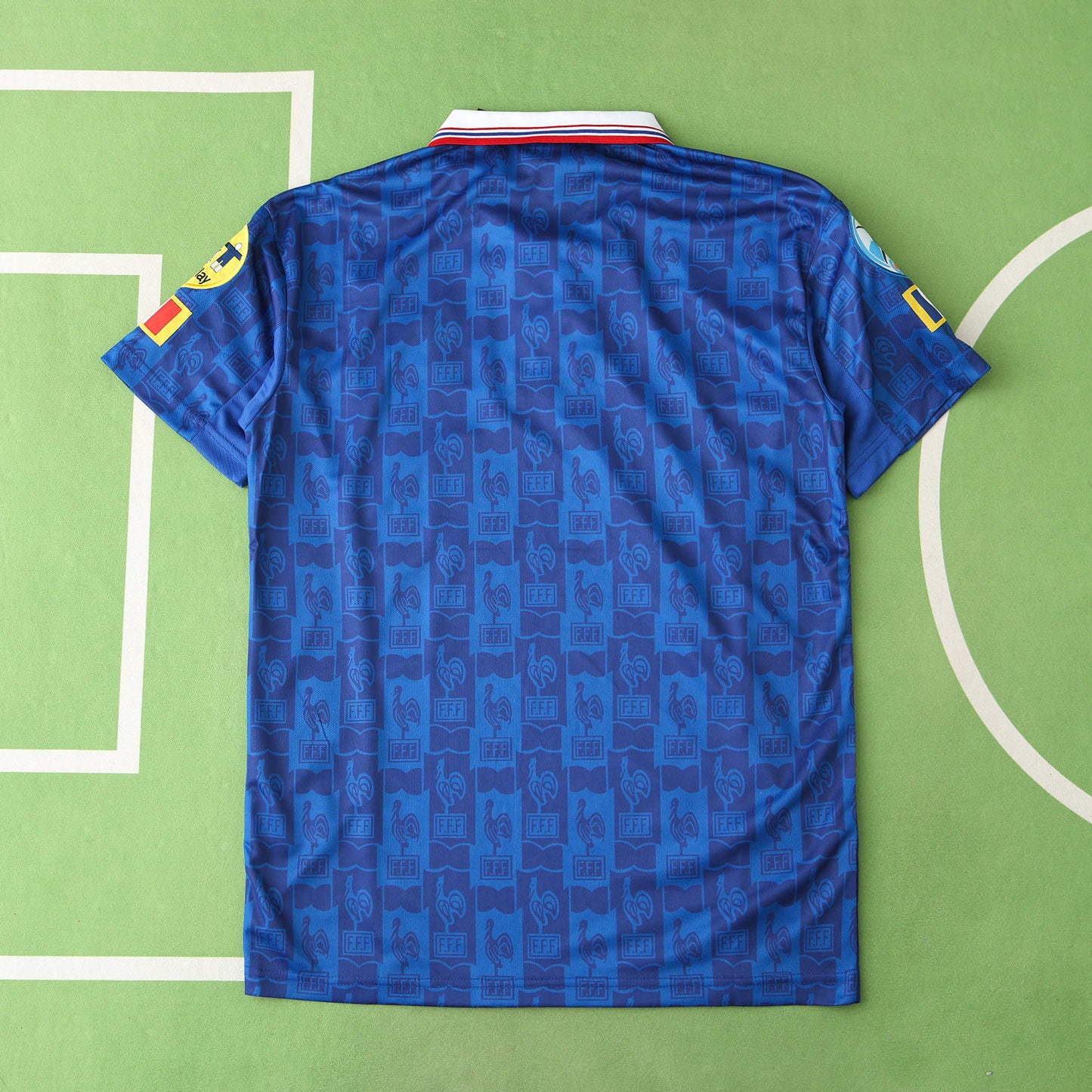 RETRO 1996 France Away TEE - BLUE