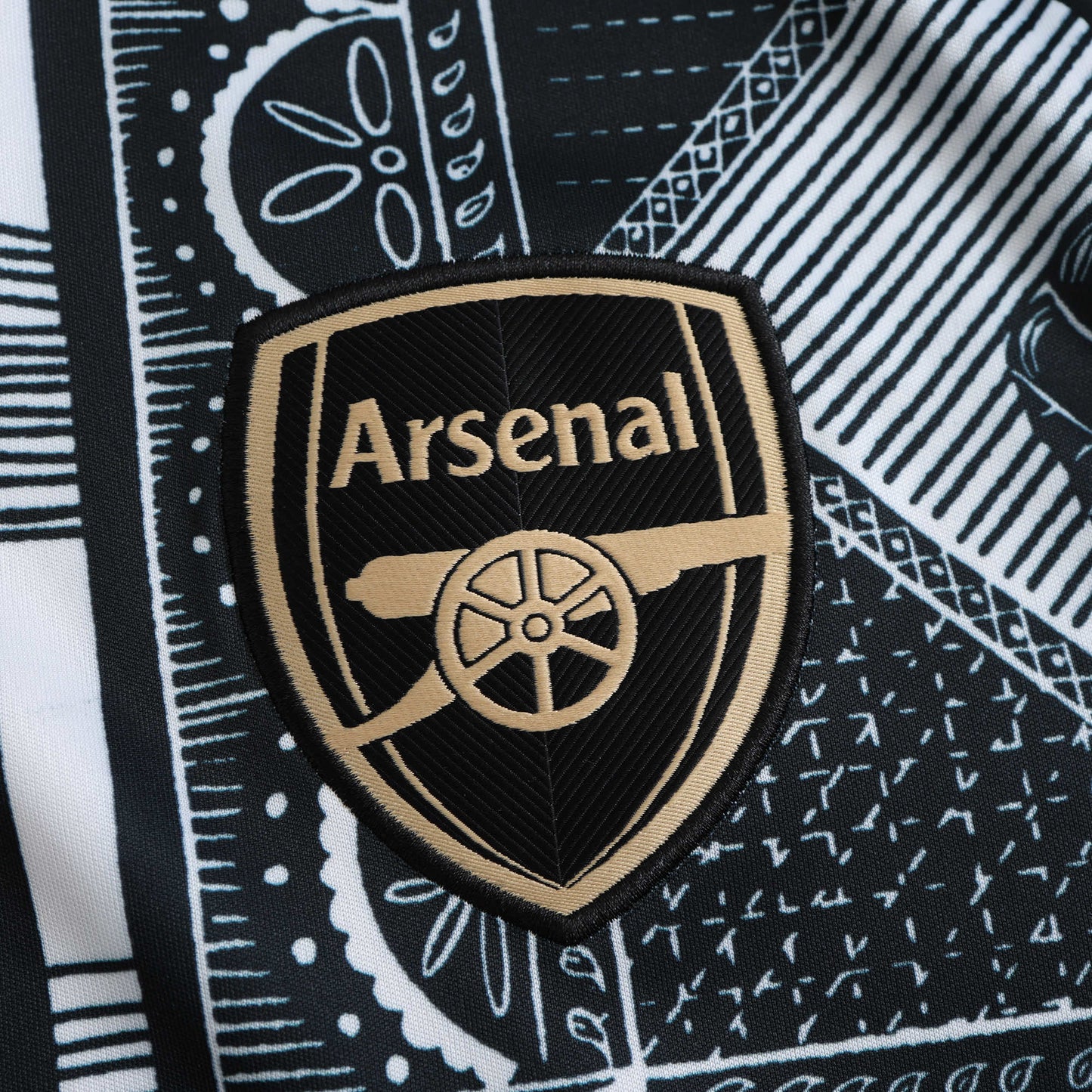 23/24 season Arsenal Black special edition Fan version- BLACK & WHITE