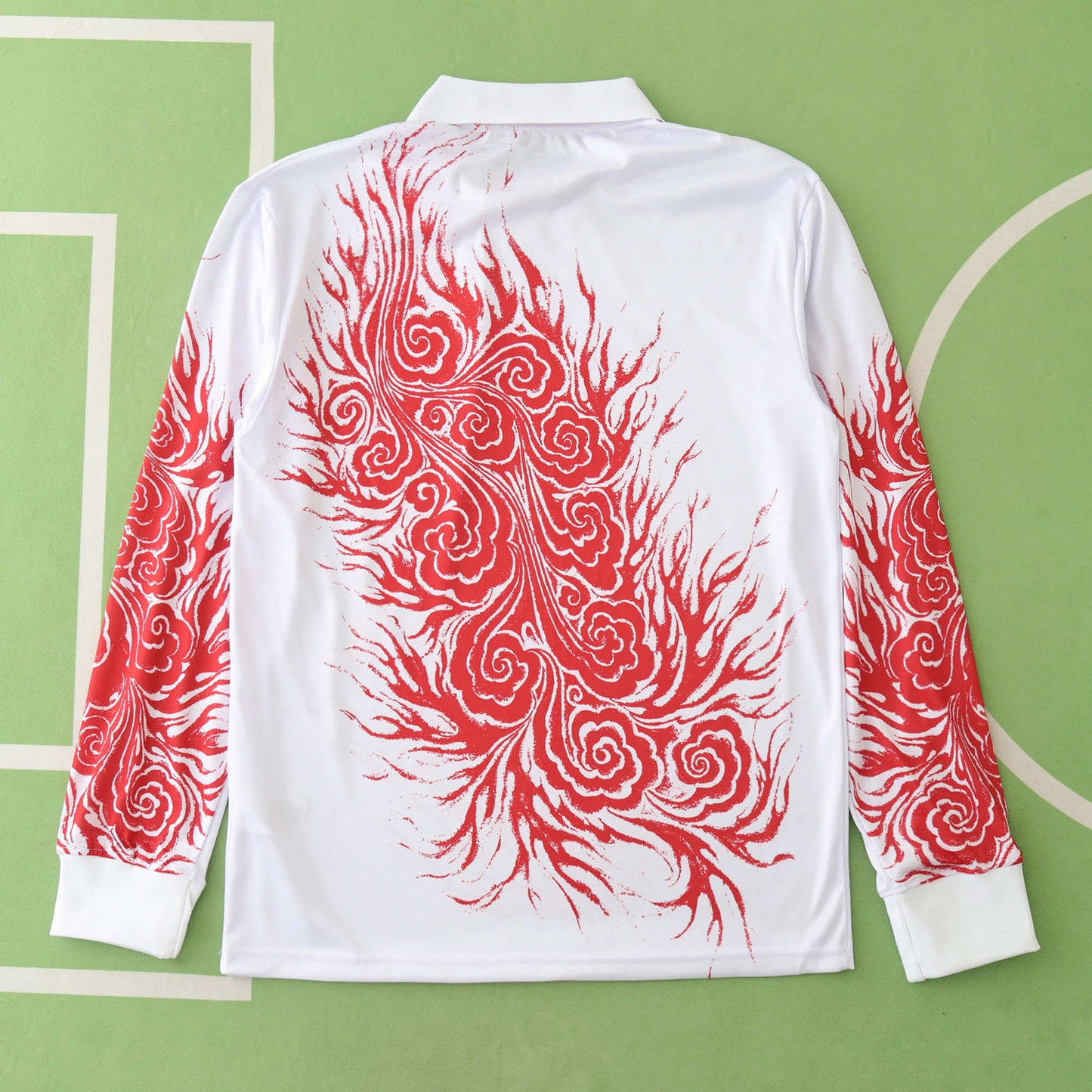 24/25 Japan Y-3 Edition Long Sleeved - WHITE & RED