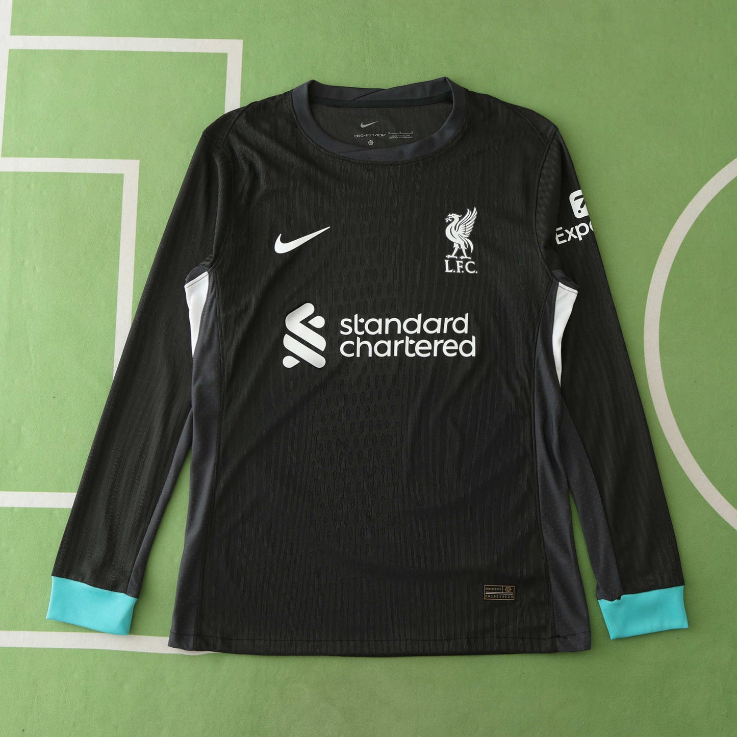 24/25 season Liverpool F.C. away Long sleeved Player- BLACK