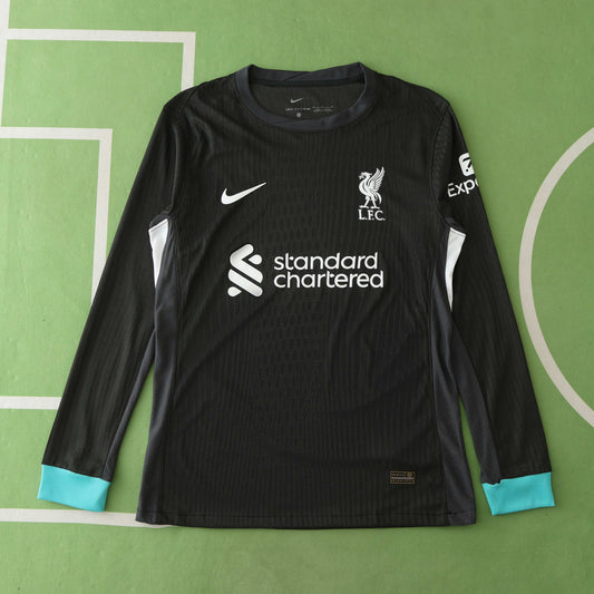 24/25 season Liverpool F.C. away Long sleeved Player- BLACK