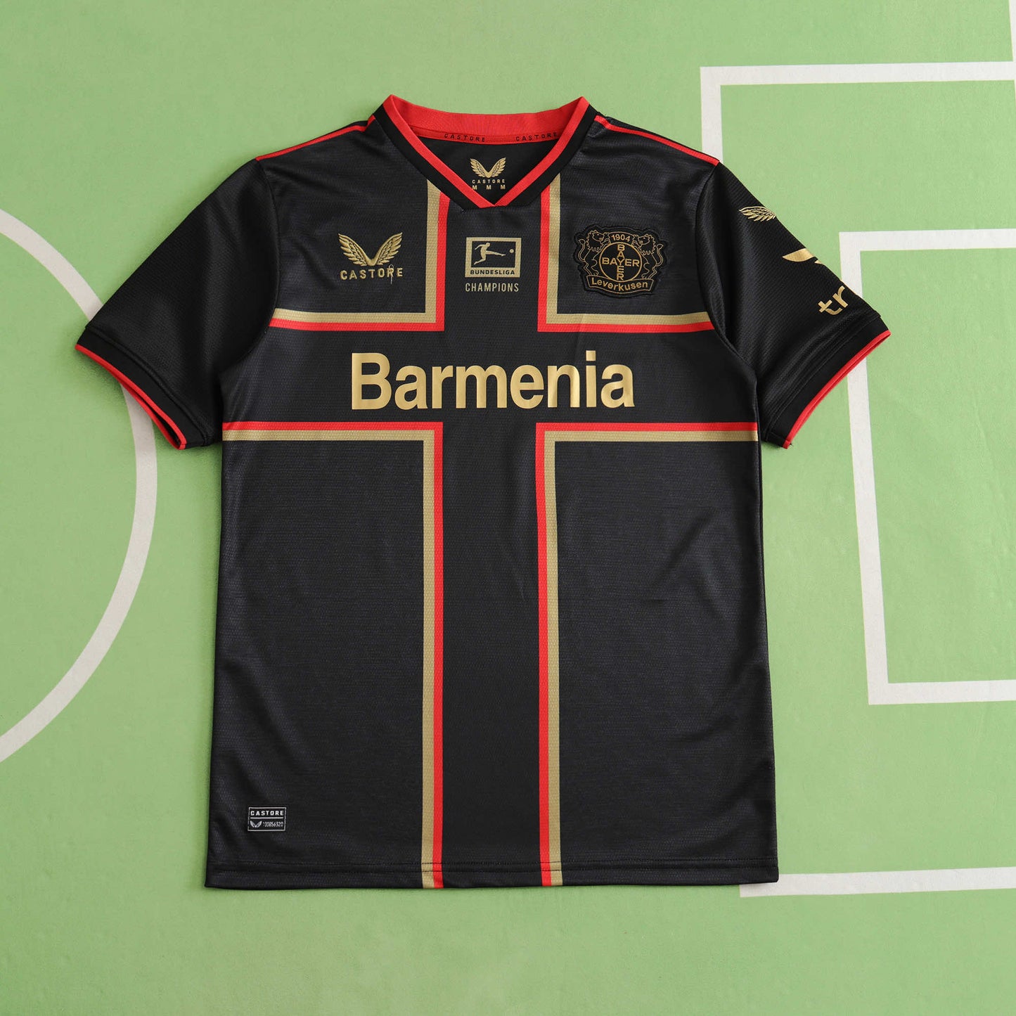 24/25 season Leverkusen Black special edition Fan version- BLACK & GOLD & RED