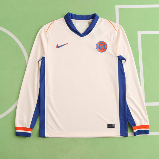24/25 season Chelsea away Long sleeve ﻿ Fan- CREAM