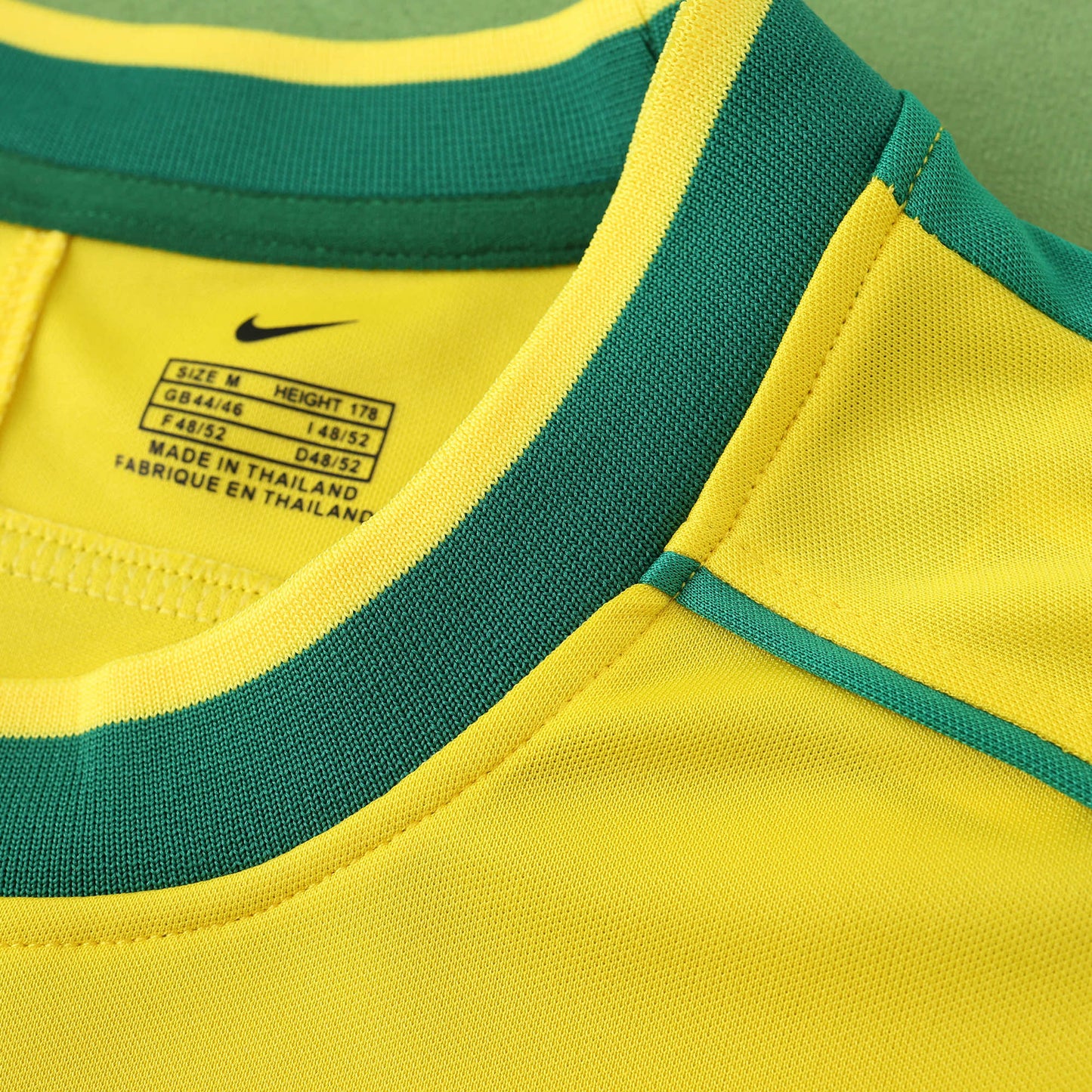 Retro 1998 Brazil Home Long sleeved