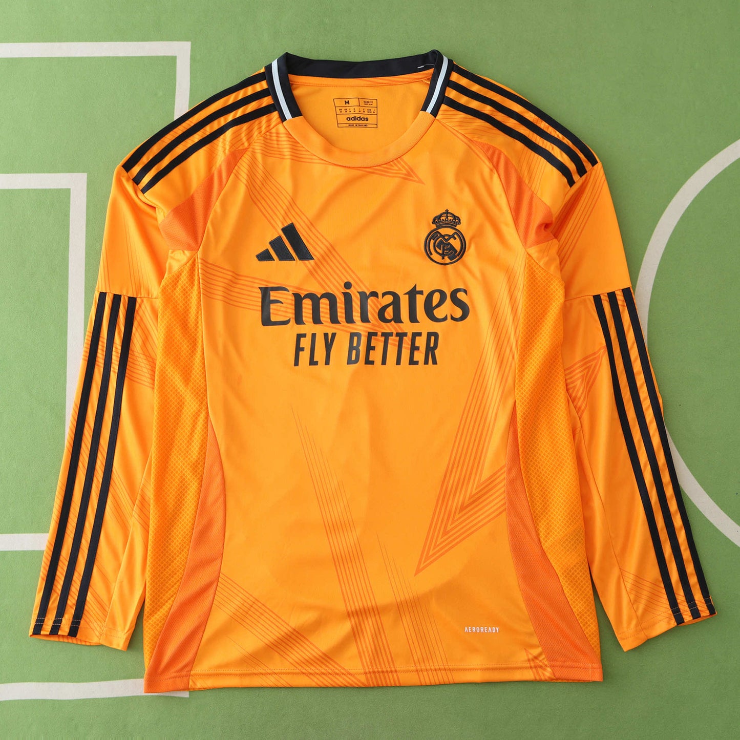 24/25 Real Madrid CF Away Long sleeved Fan- ORANGE