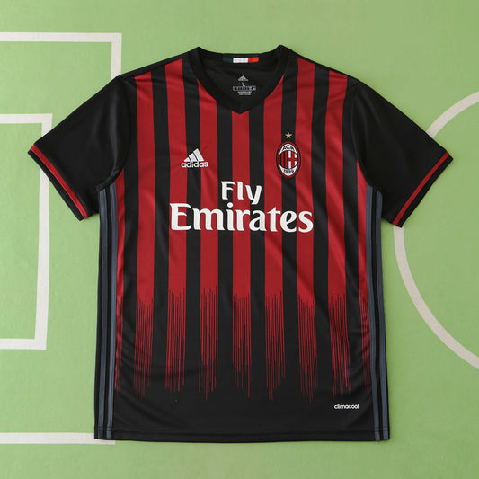 RETRO 16/17 season A.C. Milan home Fan version- BLACK & RED