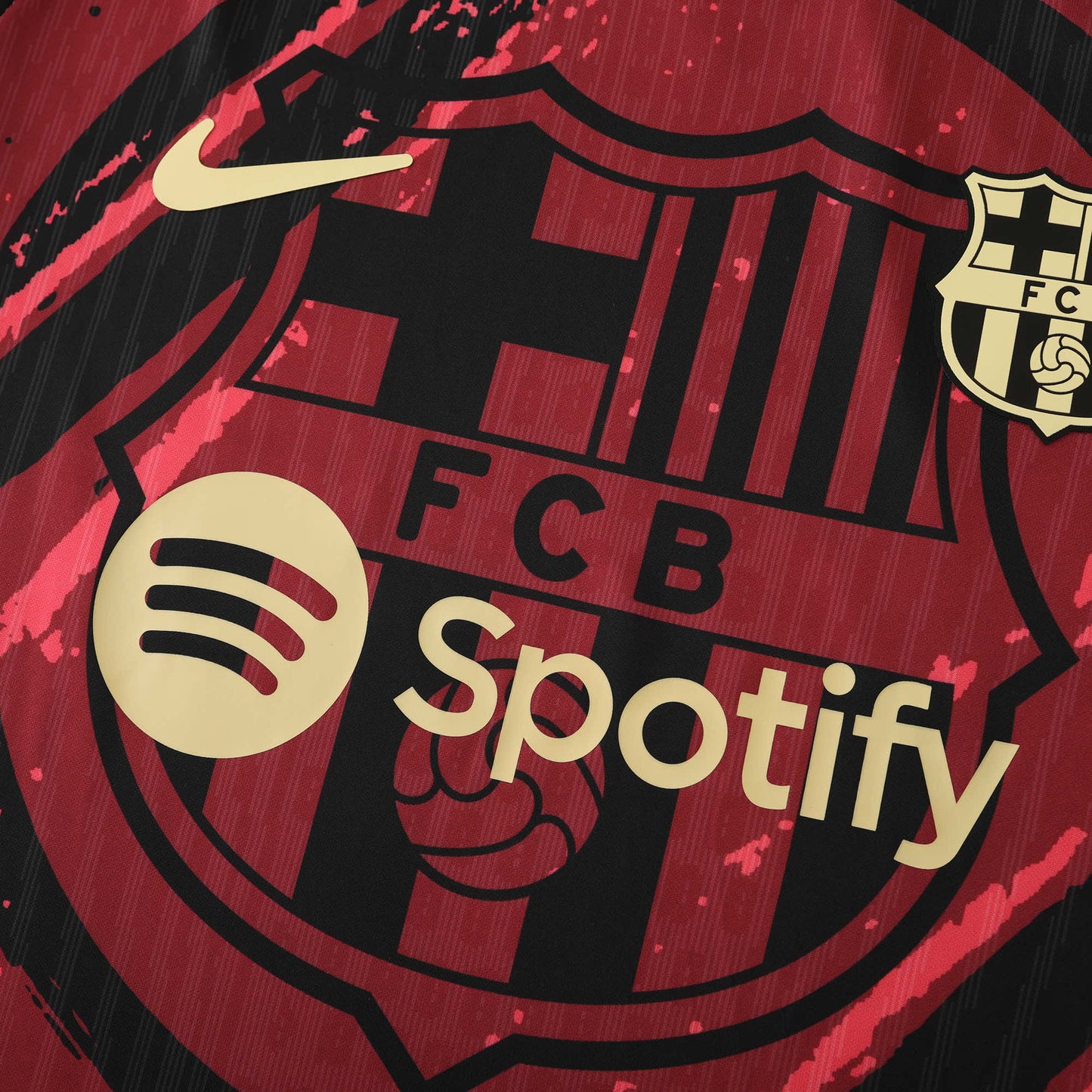 24/25 season FC Barcelona  Barça Training shirt Fan version- RED