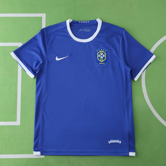Retro 2006 Brazil Away Fan Version