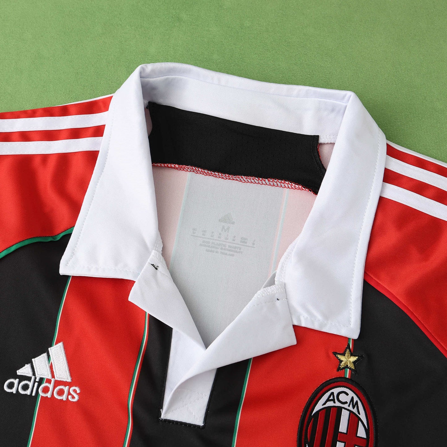 RETRO 1213 season A.C. Milan home retro Fan version- BLACK & RED