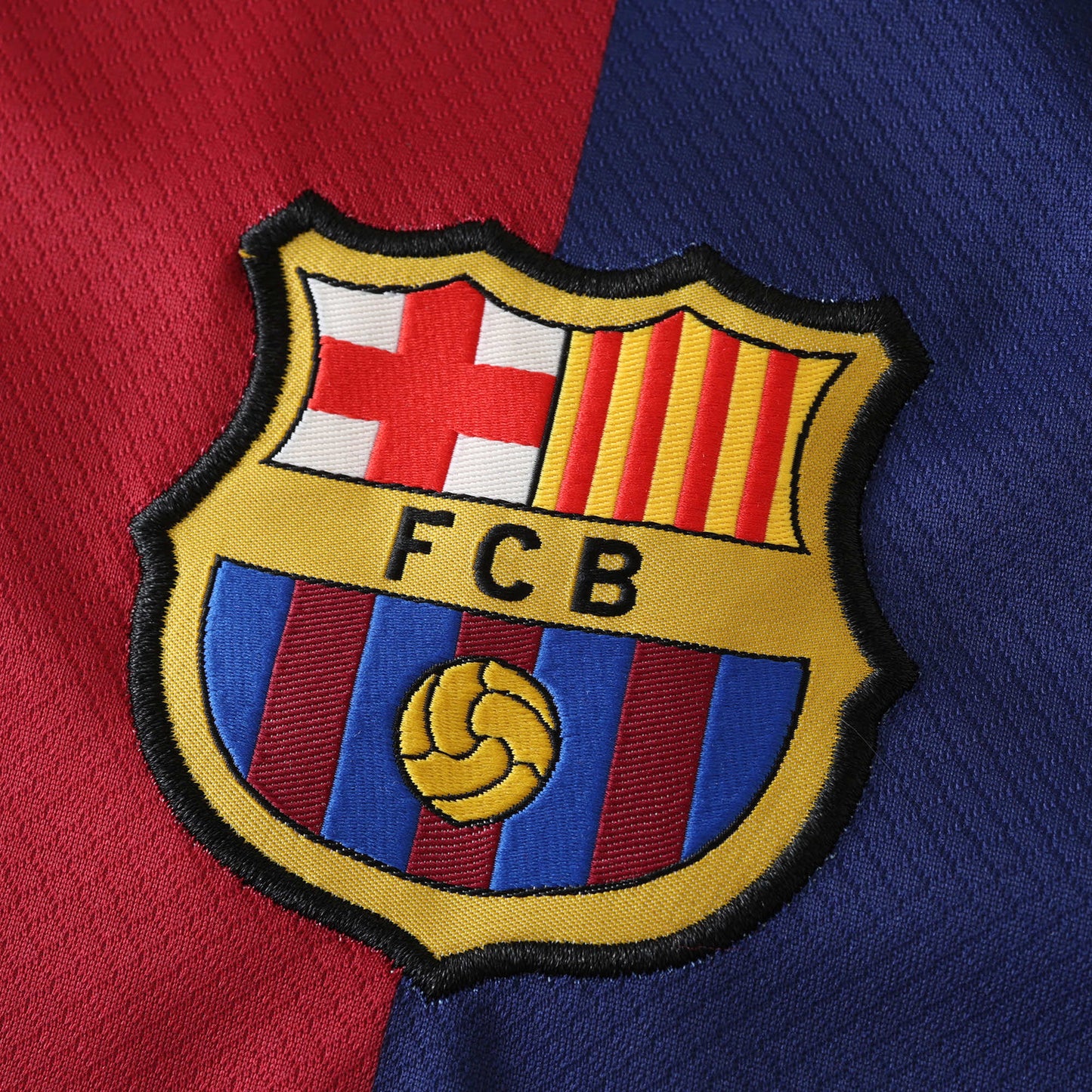 24/25 season FC Barcelona  Barça home Long sleeved Fan version- RED & BLUE