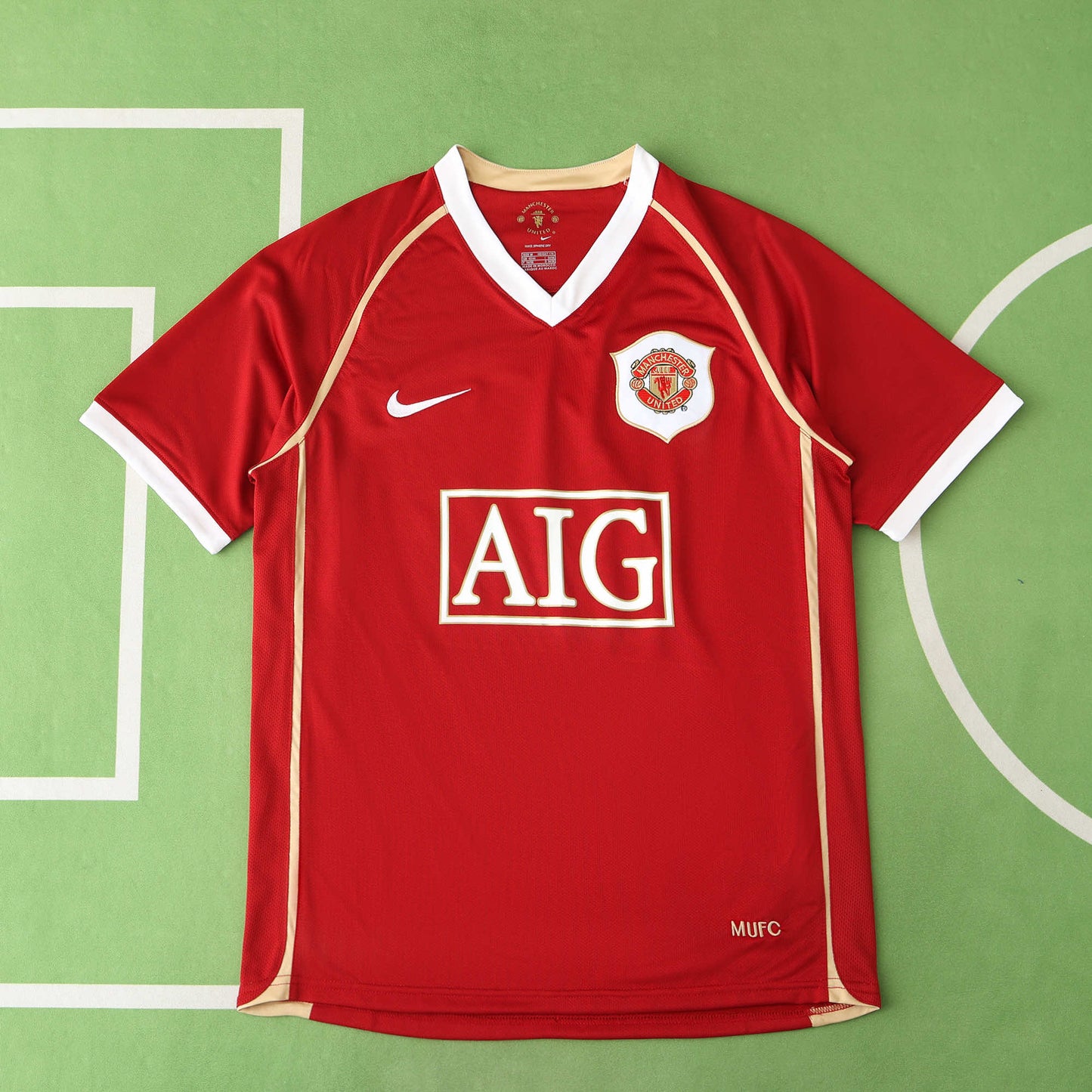 RETRO 06/07 season Manchester United F.C. home Fan version- RED