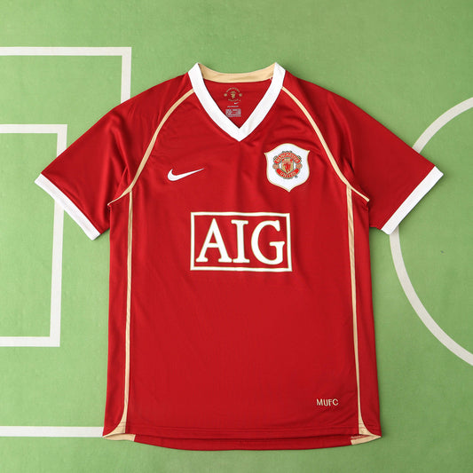 RETRO 06/07 season Manchester United F.C. home Fan version- RED