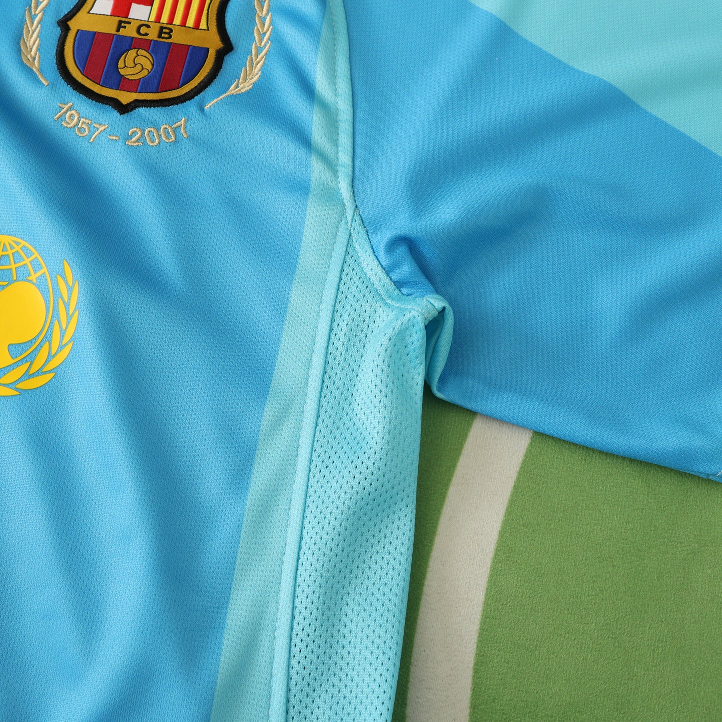 RETRO 07/08 season Barcelona away Fan version- BLUE TURQUOISE
