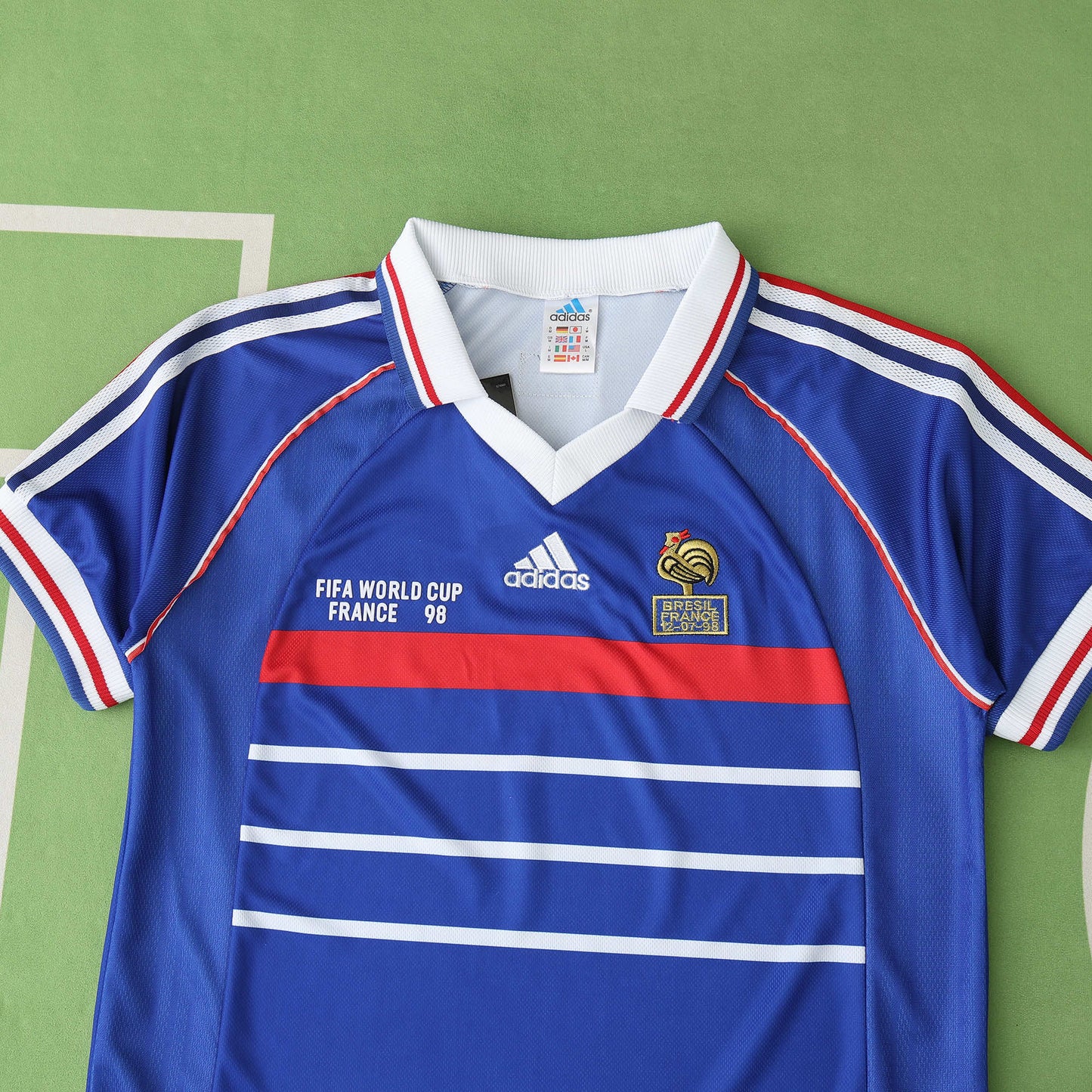 RETRO 1998 France Away TEE - BLUE