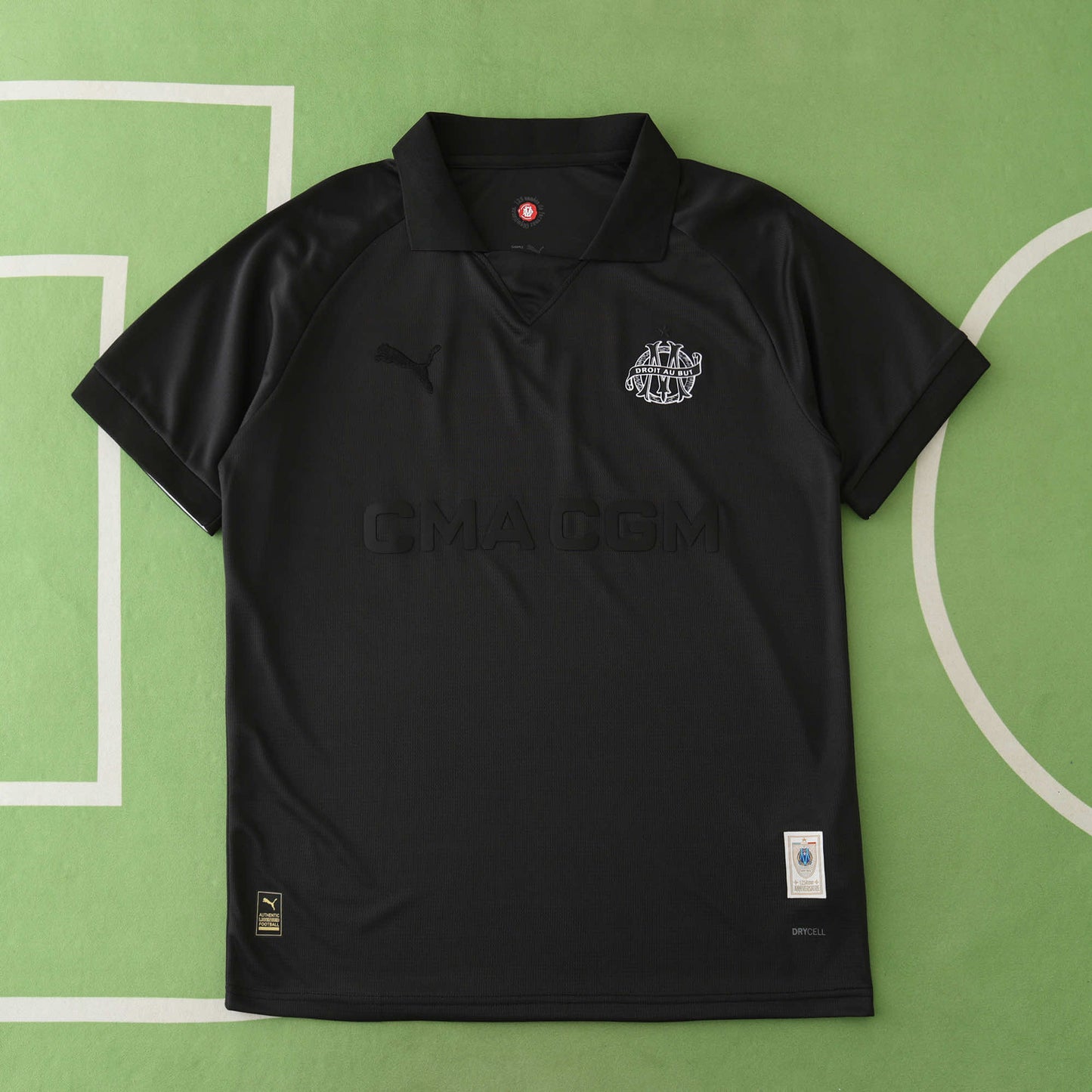 24/25 season Olympique de Marseille 125 anniversary Fan version- BLACK