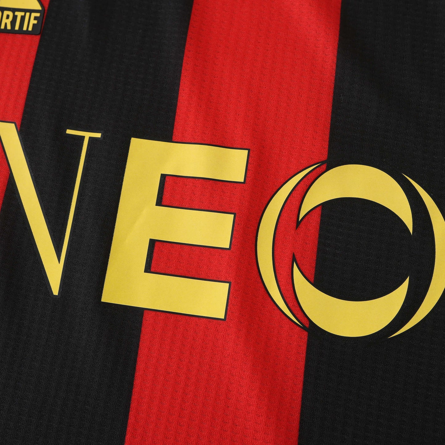 24/25 season OGC Nice home Player version- RED & BLACK