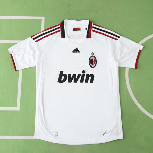 RETRO 09/10 season A.C. Milan away retro Fan version- WHITE & RED