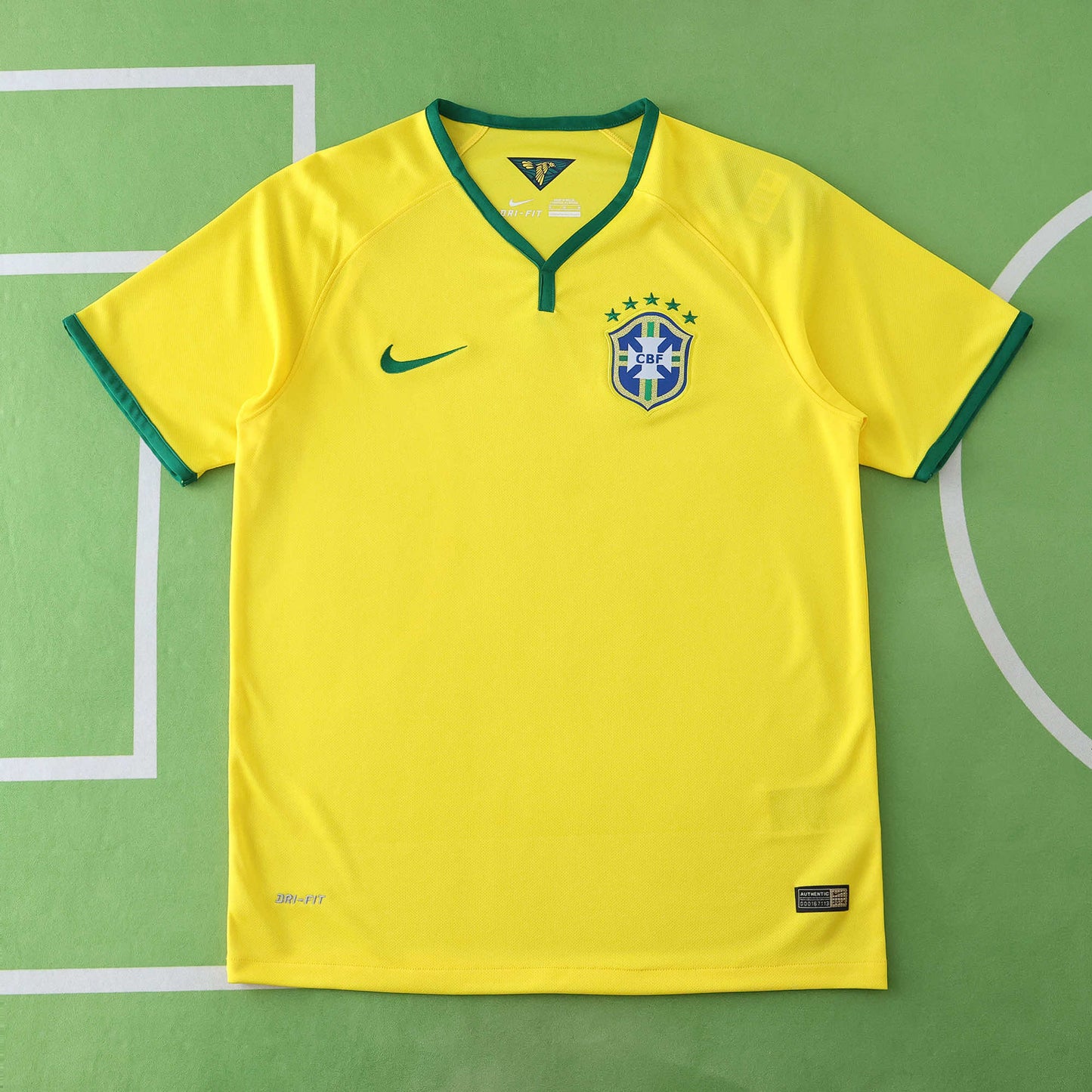 Retro 2014 Brazil home  TEE