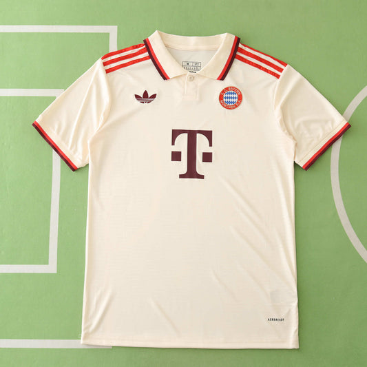 24/25 season Fußball-Club Bayern München third Fan version- cream