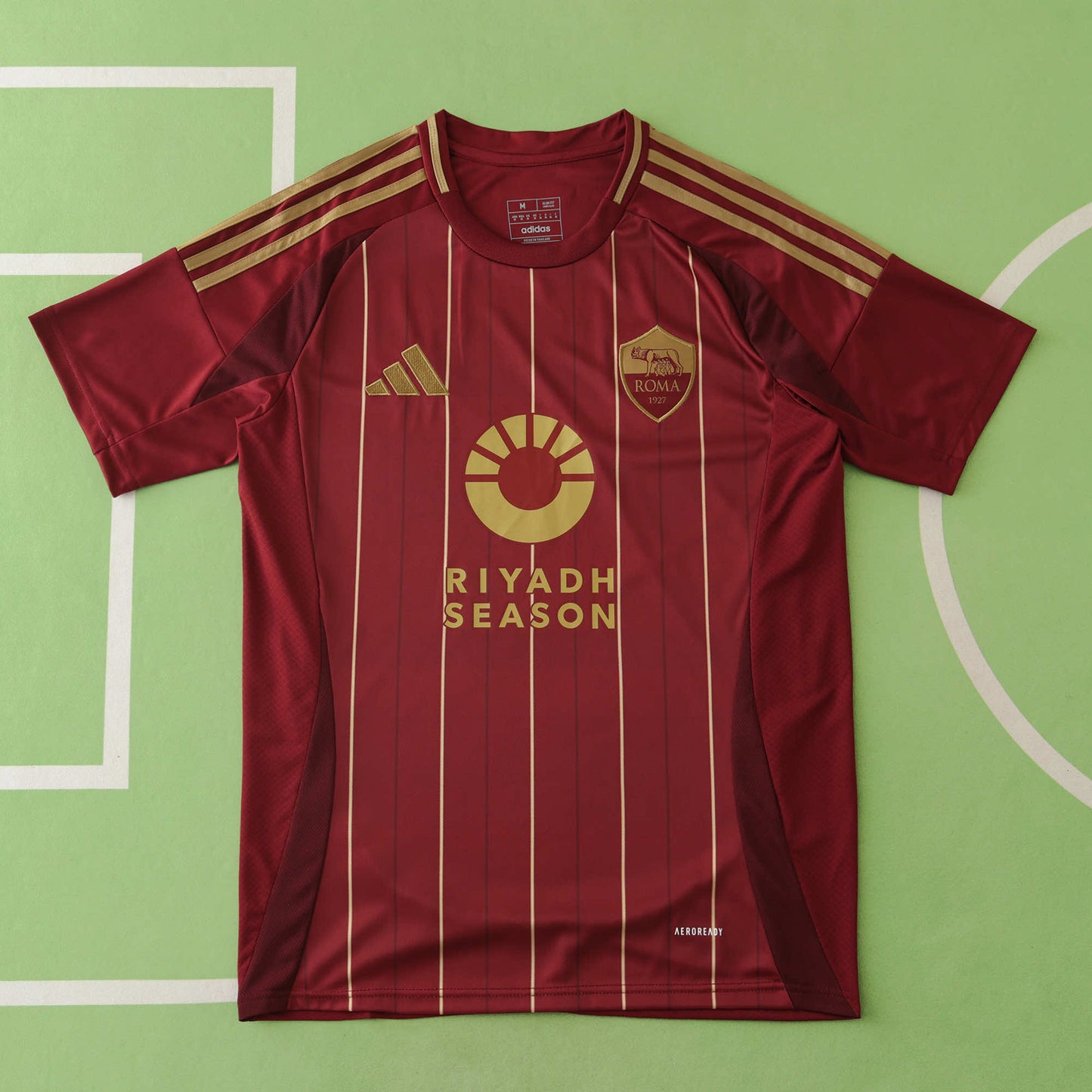 24/25 A.S ROMA Fan Home TEE -MAROON