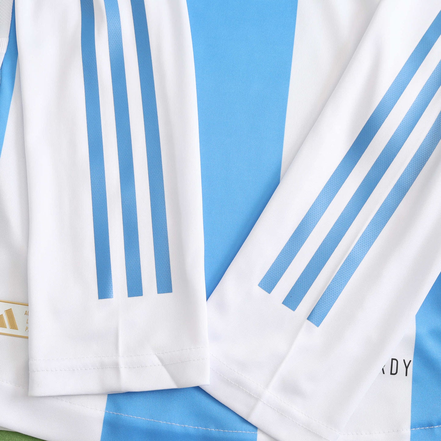 2024 Argentina Home Player Long Sleeve- BB BLUE & WHITE