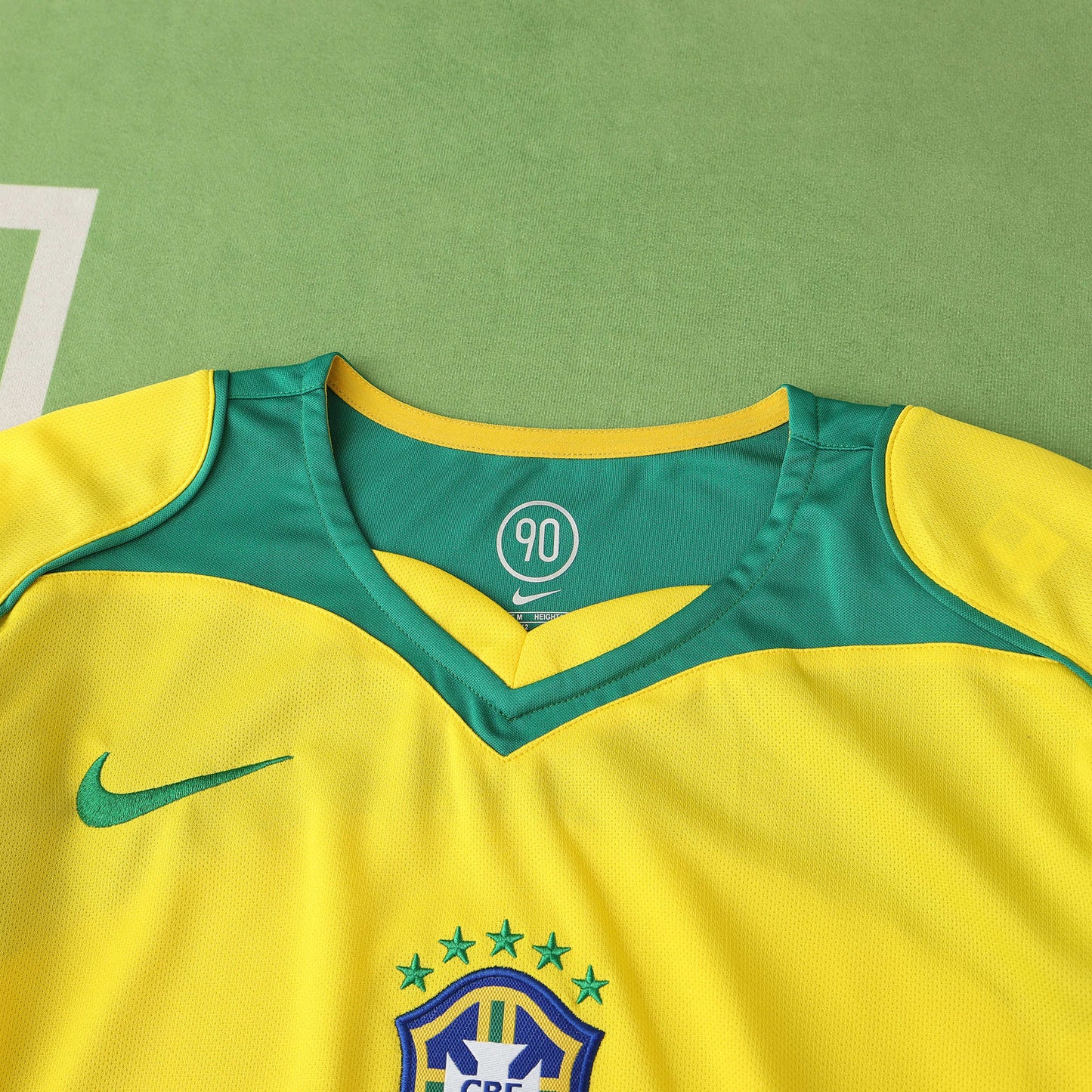 Retro 2004 Brazil Home Fan Version