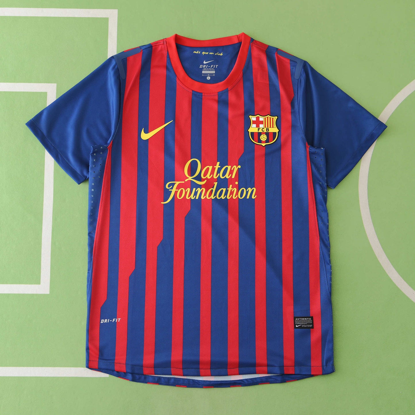 RETRO 11/12 season FC Barcelona  Barça home retro Player version- RED & BLUE