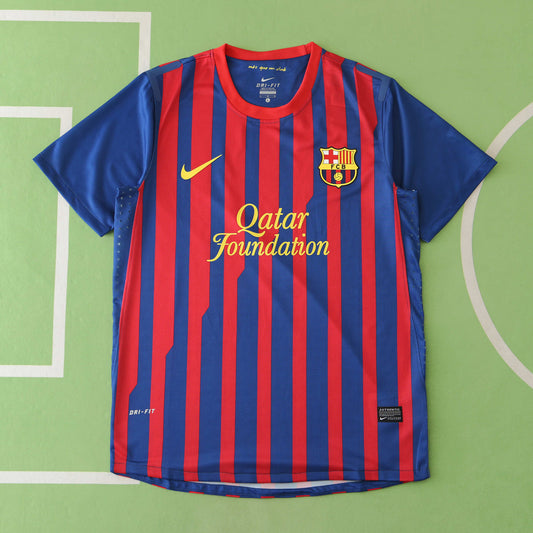 RETRO 11/12 season FC Barcelona  Barça home retro Player version- RED & BLUE