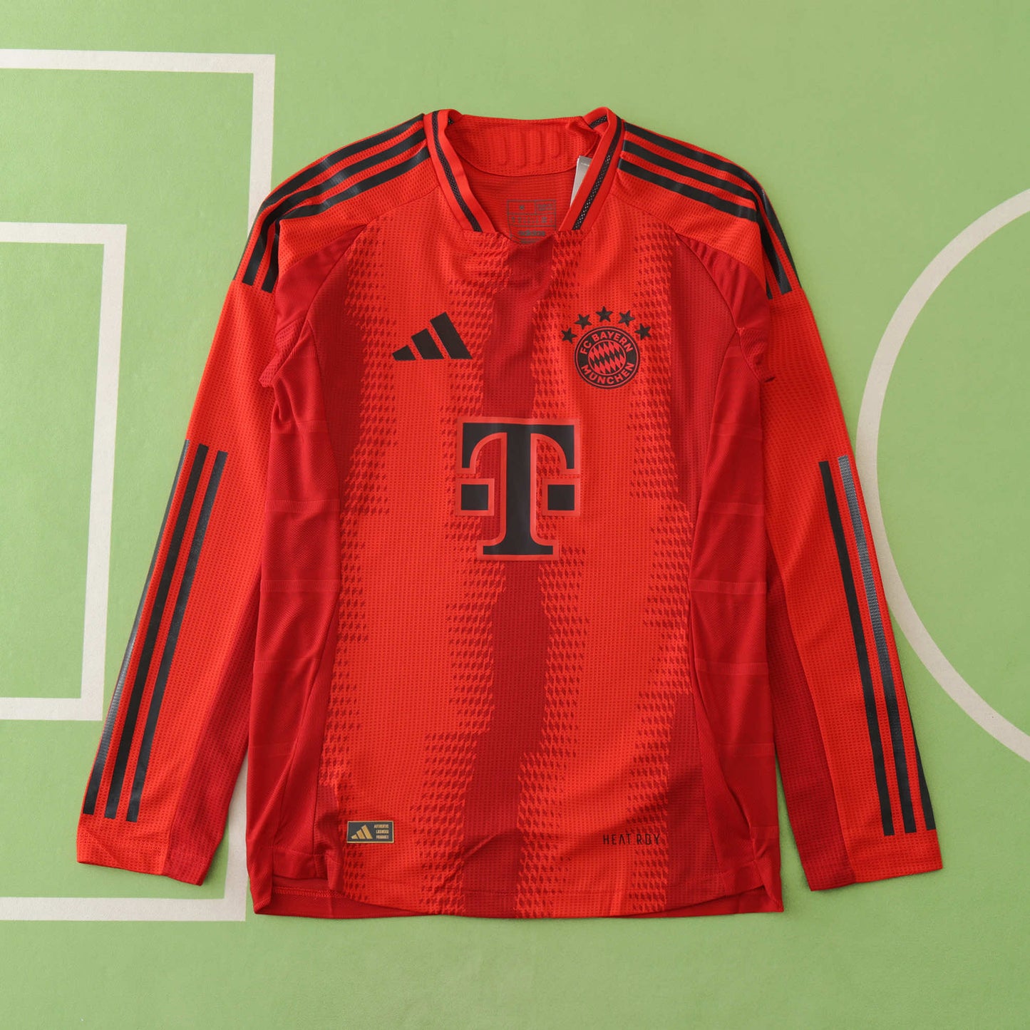 24/25 season Fußball-Club Bayern München home Long sleeved Player version- RED & BLACK