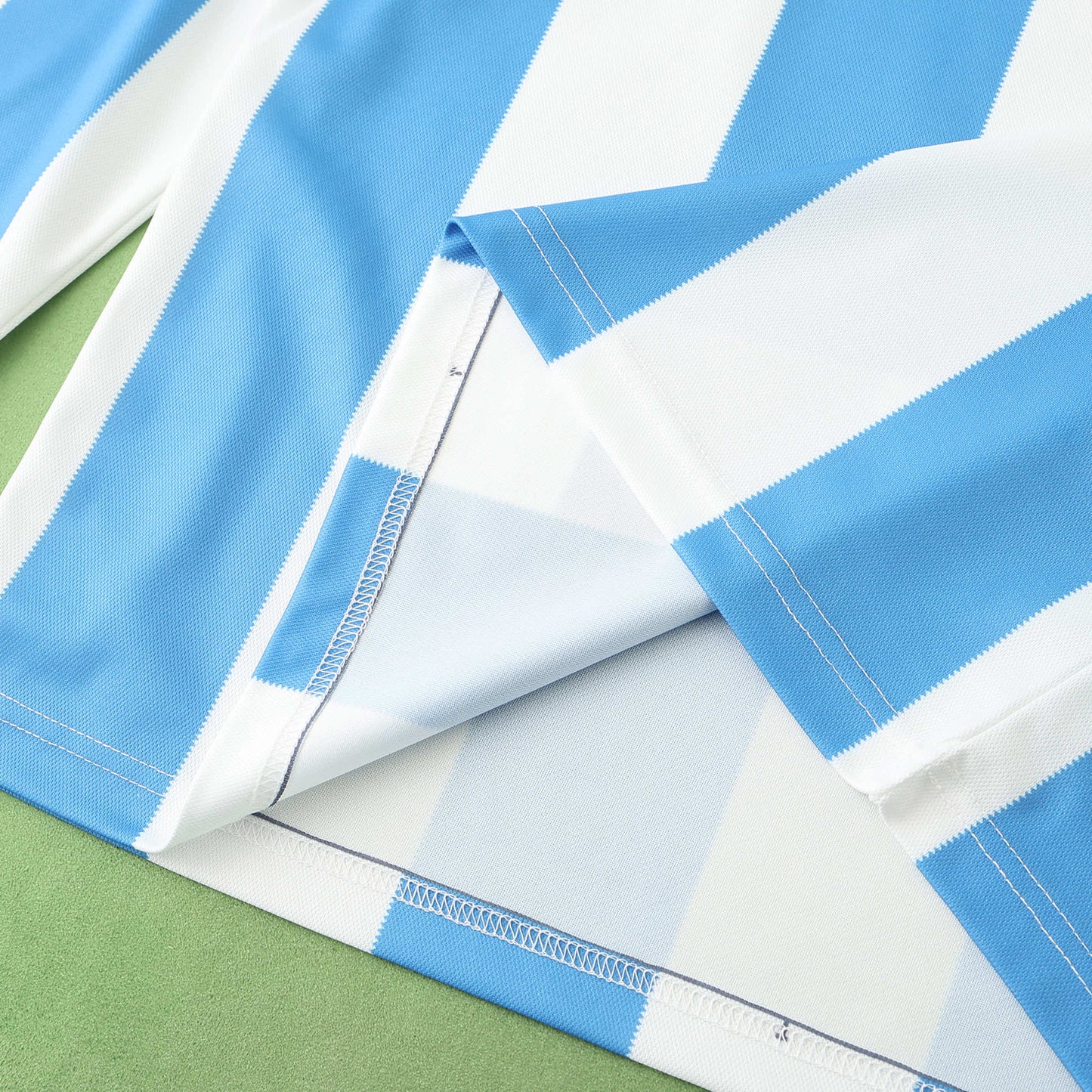RETRO 86 Argentina Home Long sleeved Fan- BB BLUE & WHITE