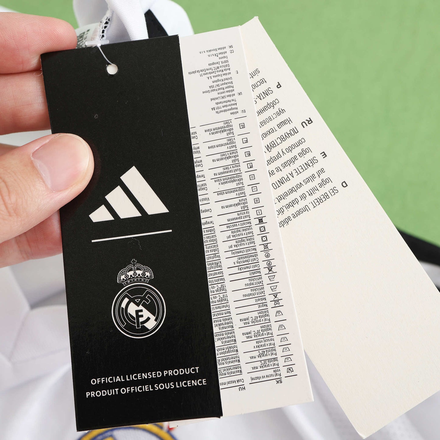 24/25 Real Madrid home Long sleeve Fan- WHITE