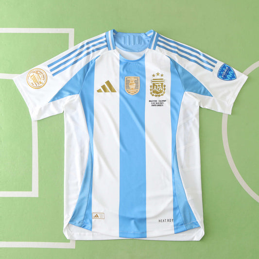 24/25 Argentina Home Player TEE- BB BLUE & WHITE